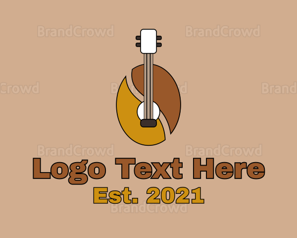 Coffee Bean Guitar Logo