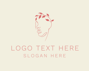 Face - Minimalist Woman Face logo design