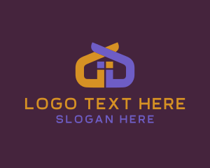 Abstract Building Shelter logo design