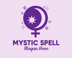 Spell - Magic Bowl Women Symbol logo design