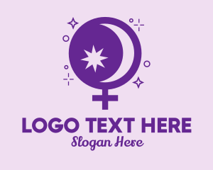 Gender - Magic Bowl Women Symbol logo design