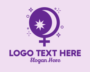 Sorcerer - Magic Bowl Women Symbol logo design