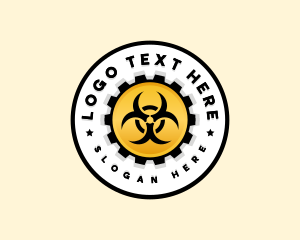 Industrial Biohazard Gear logo design