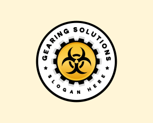 Industrial Biohazard Gear logo design