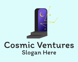 Cosmic Astrology Door logo design