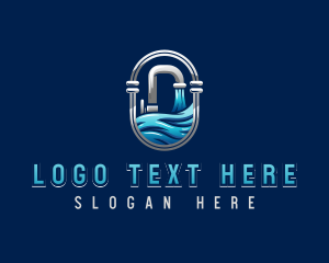 Faucet - Water Faucet Plumbing logo design