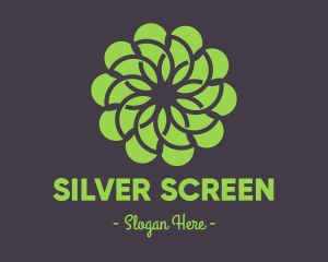 Event - Green Flower Pattern logo design