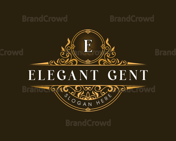 Ornament Elegant Floral Logo