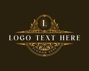 High End - Ornament Elegant Floral logo design