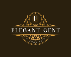 Ornament Elegant Floral logo design