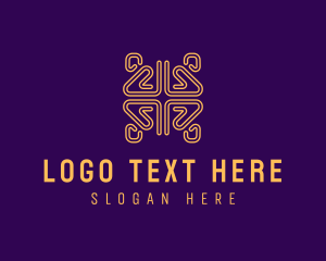 Fancy - Elegant Tribal Abstract Pattern logo design