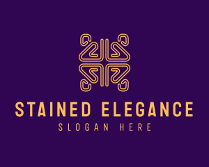 Elegant Tribal Abstract Pattern logo design