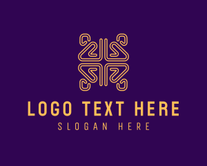Elegant Tribal Abstract Pattern Logo
