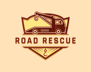 Tow Truck Hook logo design