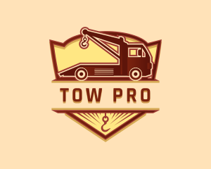 Tow - Tow Truck Hook logo design