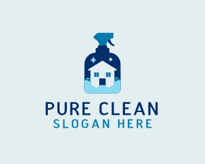 Spotless Home Cleaning logo design