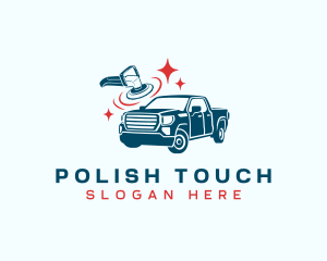 Polish - Car Polisher Detailing logo design