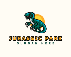 Prehistoric Monster Dinosaur logo design