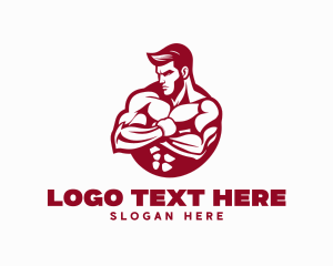 Champion - Masculine Martial Arts Champion logo design