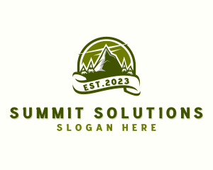 Mountain Summit Adventure logo design