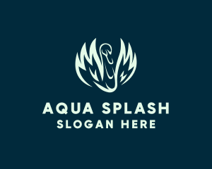 Splash - Duck Bird Splash logo design