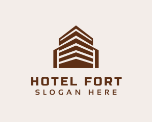 Brown Condominium Hotel logo design