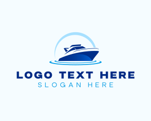 Ship - Cruise Ship Transport logo design