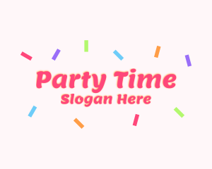 Birthday - Birthday Party Confetti logo design