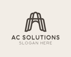 Professional Firm Letter A logo design