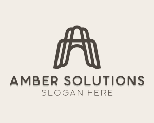 Professional Firm Letter A logo design