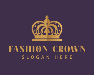 Luxury Monarchy Crown logo design