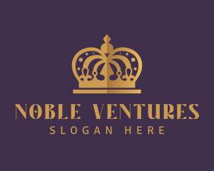 Luxury Monarchy Crown logo design