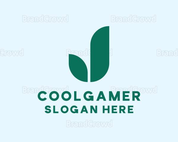 Green Bud Plant Logo