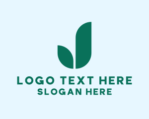 Eco Friendly - Green Bud Plant logo design