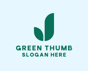 Green Bud Plant logo design