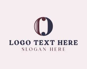 App - Antique Artisan Beauty Letter O logo design