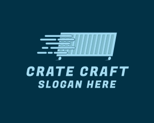 Crate - Container Express Shipping logo design