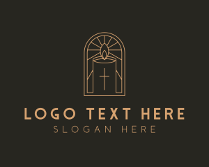 Candle Christian Church logo design