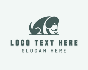 Dog Trainer - Beagle Puppy Dog logo design