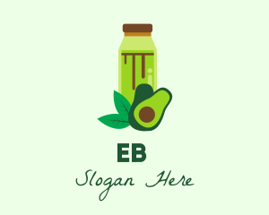 Natural - Organic Avocado Drink logo design