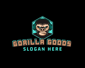 Gorilla Gaming DJ logo design