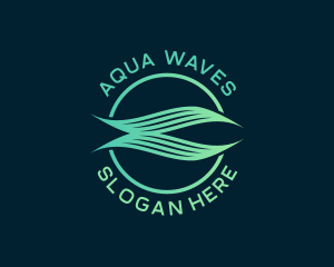 Waves - Artificial Waves Technology logo design