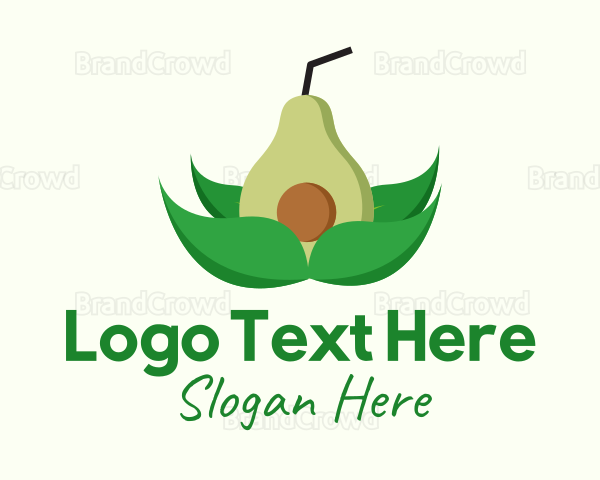 Organic Avocado Drink Logo