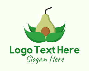 Beverage - Organic Avocado Drink logo design