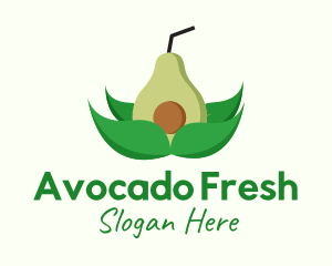 Avocado - Organic Avocado Drink logo design