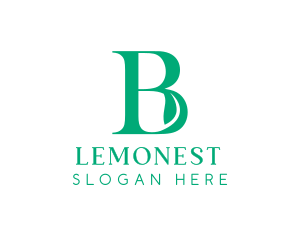 Green B Leaf Logo