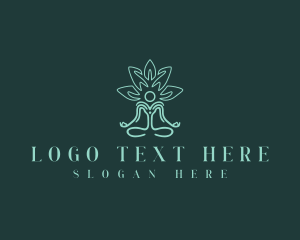 Massage - Floral Mind Therapy logo design