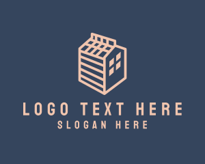 Leasing Agent - Cabin House Carton logo design