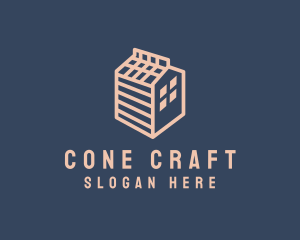 Cabin House Carton logo design