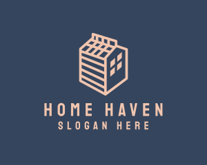 Housing - Cabin House Carton logo design